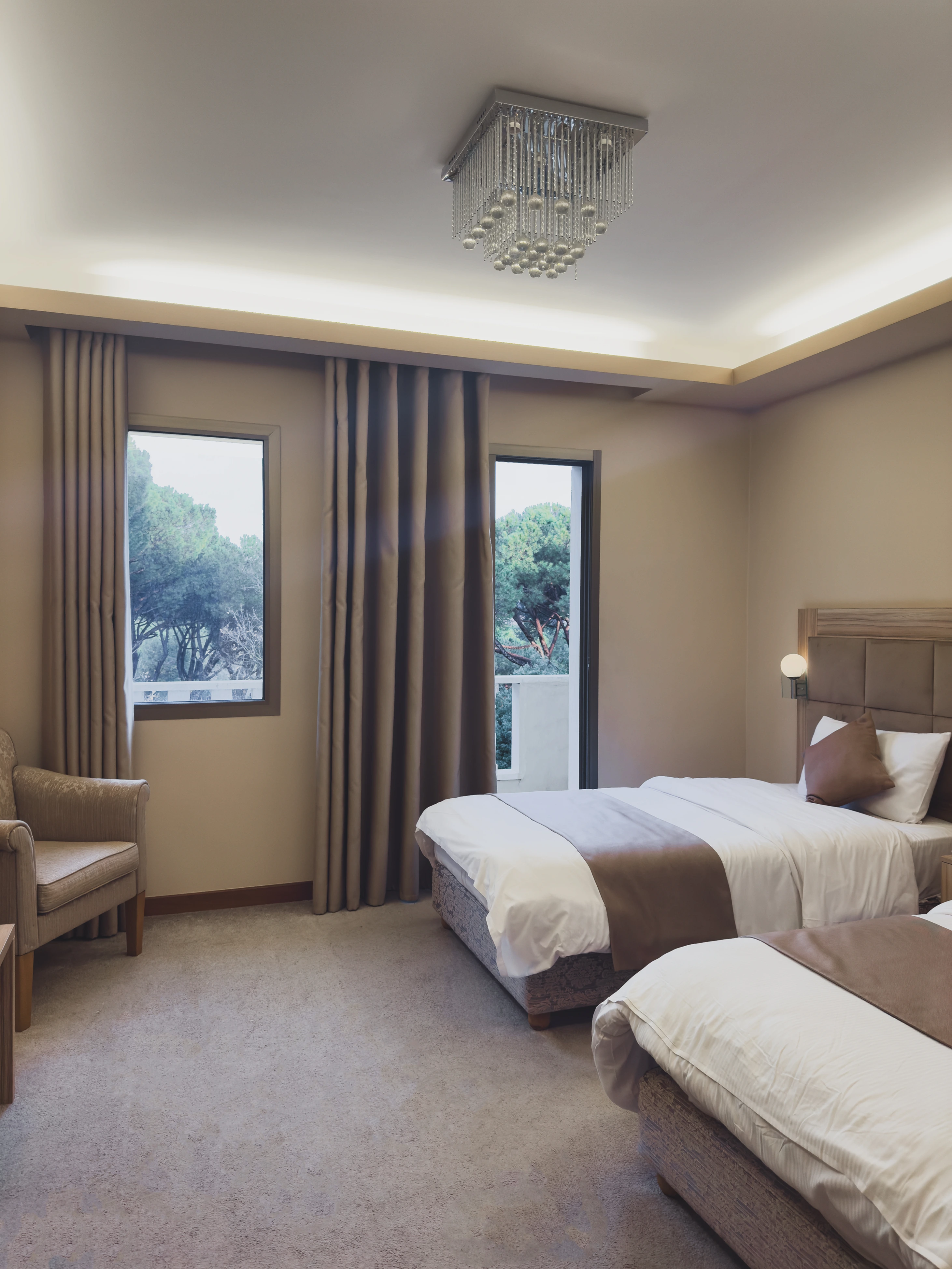 Family Room interior at Bzommar Palace Hotel