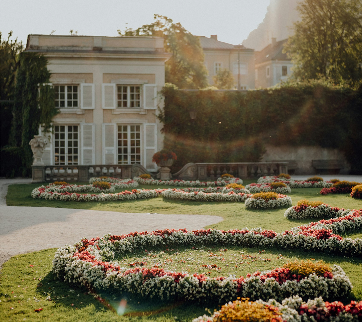 Garden at Bzommar Palace