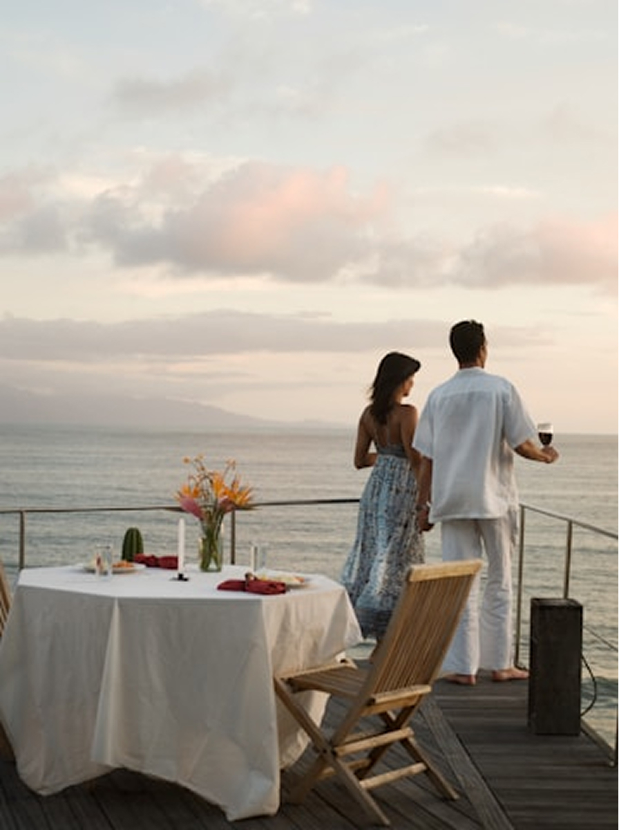 The Panoramic Terrace overlooking the valley